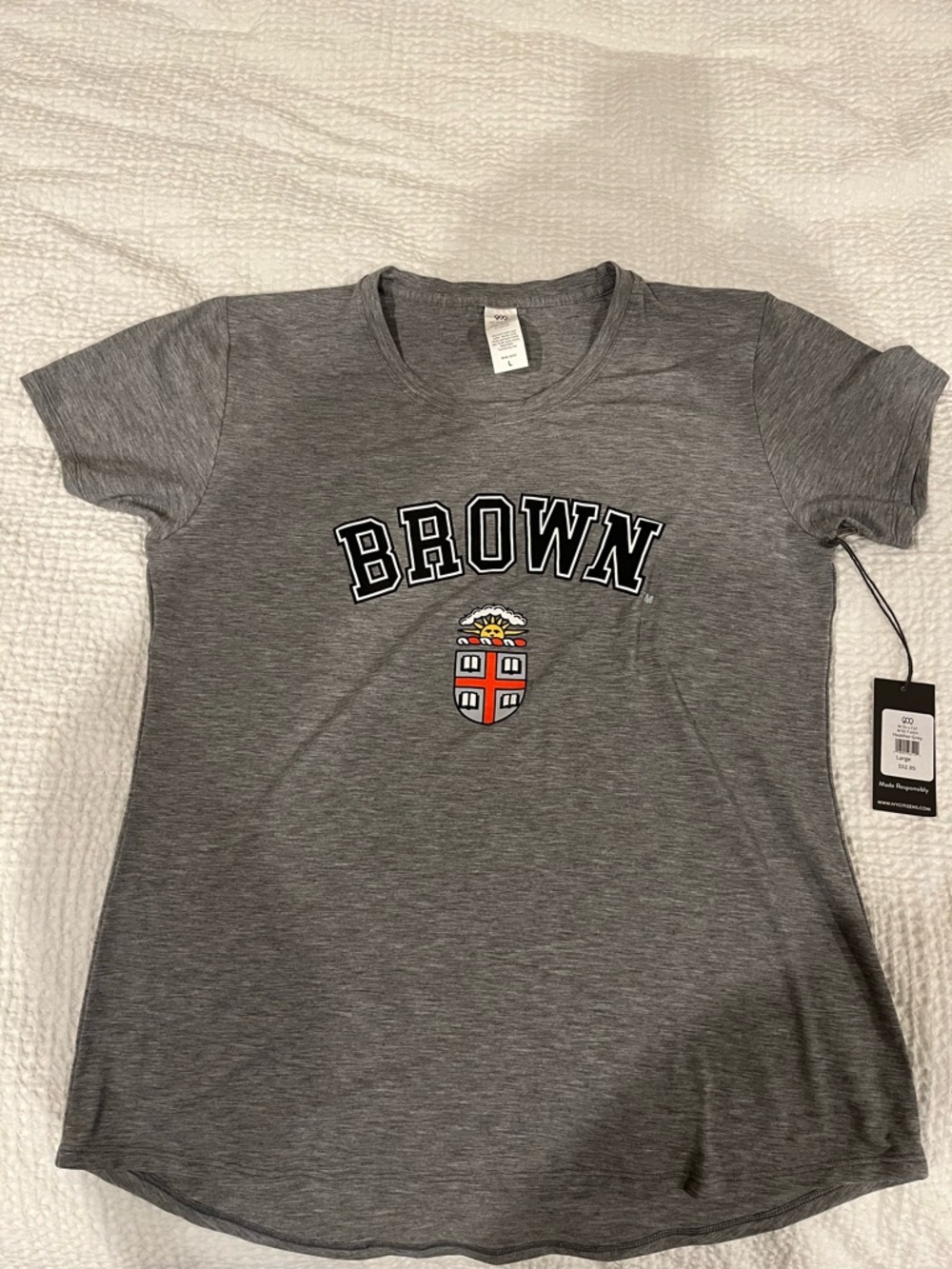 NWT Brown University women’s t-shirt, sz L